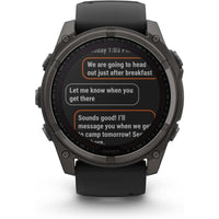 Garmin Fenix 8 Smartwatch Multideporte Con Carga Solar, Zafiro, Titanio Y GPS, Incluye Auriculares Wearable4U 51 Mm 32 Gb