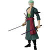 Figura de acción de Zoro de One Piece - Anime Heroes de Bandai, calidad premium y más de 16 articulaciones.