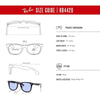 Ray-Ban RB4420 Lentes de sol cuadrados unisex con protección UV y kit de cuidado incluido