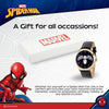Reloj analógico vintage Spider-Man para adultos, diseño resistente al agua con movimiento de cuarzo y material de alta calidad