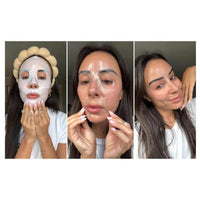 Mascarilla Facial Nocturna de Colágeno Profundo + Mascarilla Bio-Colágeno Hidratante con Oligo-Ácido Hialurónico