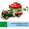 LEGO Camión de Entrega de Papá Noel para Niños, Juego de Construcción para Jugar o Decoración Navideña, Blocs para Niñas y Niños