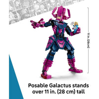 LEGO Marvel Los 4 Fantásticos vs. Galactus - Juguete de construcción con minifiguras de superhéroes, Incluye La Cosa y Mujer Invisible