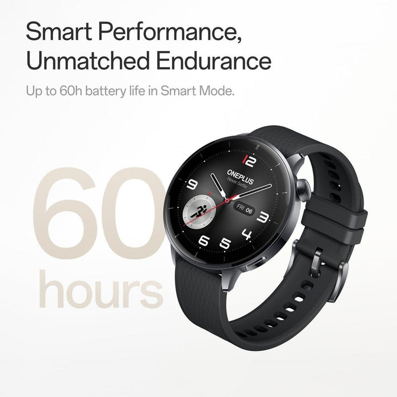 Oneplus Watch 3 43mm Acero Plateado, Pantalla Redonda, Wearos, 32gb Almacenamiento