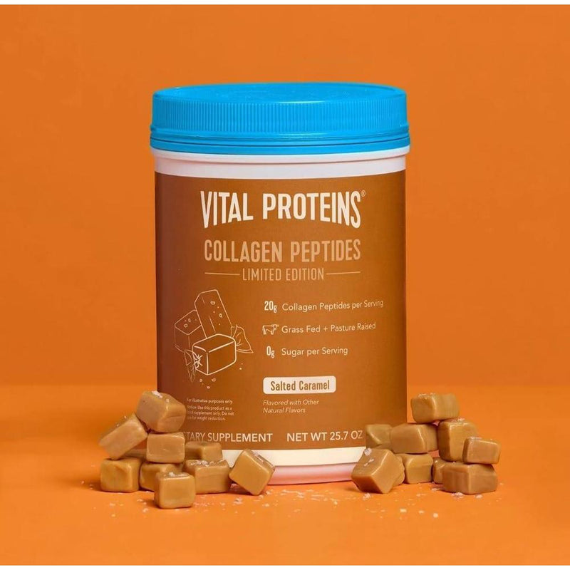 Vital Proteins péptidos de colágeno sabor caramelo, mejora salud de articulaciones, huesos, cabello y uñas