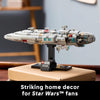 LEGO Star Wars: Return of The Jedi Home One Starcruiser. Juego de construcción para adultos con soporte de exhibición