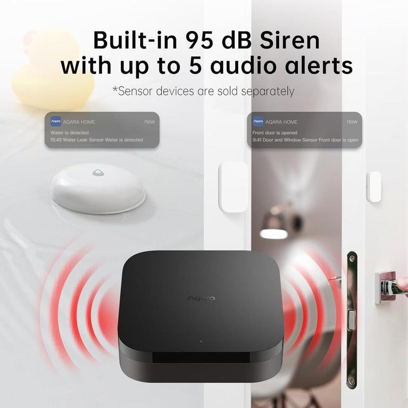 Aqara Smart Home Hub M3 para automatización avanzada, compatible con Alexa, Apple HomeKit, SmartThings y más tecnologías modernas