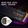 WD_BLACK Unidad interna SSD SN850X para juegos, 2TB, Gen4 PCIe, M.2 2280, hasta 7,300 MB/s - Alto rendimiento