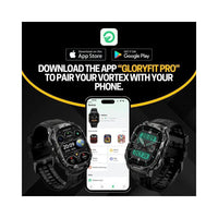 CARBINOX Vortex Smartwatch con función de llamadas, rastreador fitness militar, resistente al agua, diseño deportivo