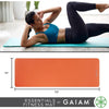 Gaiam Essentials Tapete de yoga grueso para acondicionamiento físico y ejercicio, con correa de transporte