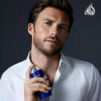 Lattafa Asad Zanzibar - Eau de Parfum para Hombres, Fragancia Fresca, Picante, Vainilla y Coco, Larga Duración