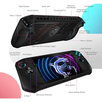 MSI Claw PC Gaming Handheld: Intel Ultra 5-135H, pantalla FHD 120 Hz, 16 GB LPDDR5, SSD NVMe, Win 11 Home, Negro