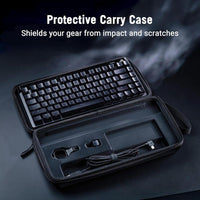 ASUS ROG Falchion Ace 75 HE Teclado para juegos con efecto analógico, interruptor magnético HFX V2 y sondeo de alta frecuencia
