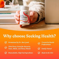 Pastilla Active B12 con L-5-MTHF de Seeking Health para apoyo de salud celular, cognitiva y energía, 60