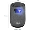 ASUS ZenBeam Latte L1 Proyector Wi-Fi portátil con altavoz Bluetooth Harman Kardon, 300 lúmenes, proyección 3 hrs, HDMI, USB