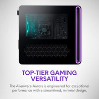 Alienware Aurora ACT1250, Intel Core Ultra 7, 32GB RAM, 1TB SSD, NVIDIA RTX 5070, Windows 11 Home, PSU Platinum, Panel Claro