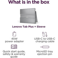 Lenovo Tab Plus - 2024 - Tablet Premium - 8 Altavoces JBL - Pantalla Táctil LCD 2K De 11.5" - 8GB De Memoria - 128GB De Almacenamiento