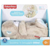 Fisher-Price Baby Sound Machine Soothe 'n Snuggle Otter - Juguete portátil de peluche con detalles sensoriales, luces y movimiento