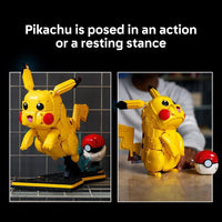 LEGO Pokémon Pikachu y Poké Ball - Set de construcción coleccionable para adultos, decoración de oficina o regalo