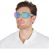 Oakley Gafas de sol rectangulares Oo9096 Fuel Cell para hombre con protección UV y lentes Prizm