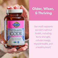 Suplemento multivitamínico vegetariano para mujeres mayores de 50 años con probióticos de Garden of Life