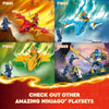 LEGO Ninjago Arin's Battle Mech con minifigura Arin Ninja y espada katana, juguete para niños y niñas de 4 años en adelante