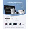 Anker MagGo Power Bank con certificación oficial para Apple, batería compacta de 10,000 mAh y cable USB-C integrado, para múltiples dispositivos