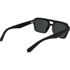 Calvin Klein Jeans CKJ25603S, gafas de sol rectangulares para hombre, color negro mate, tamaño único, estilo ecológico