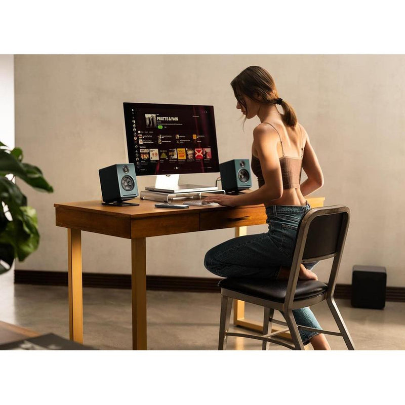 Audioengine A2+ Altavoces Bluetooth de Alta Fidelidad para Música y Juegos, 24 Bits, Edición Limitada