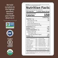 Batido de proteína orgánica Garden of Life sabor chocolate, alto en proteína y fibra, libre de lácteos y sin gluten