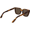Gafas de sol cuadradas para mujer de Calvin Klein, eco-amigables y elegantes, con acetato renovado y logotipo discreto