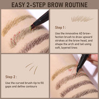 Lápiz de Cejas Doble Punta 4D Brow-Fection