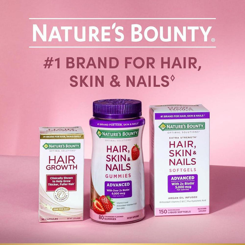 Nature's Bounty Multivitaminas para Mujeres, Apoyo Inmunológico, Salud Ósea, Sabor Frambuesa, 80 Gomitas, 40 Porciones