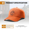 Timberland Soundview - Gorra de béisbol infantil, lona de algodón, ajustable, ligera, duradera, talla única