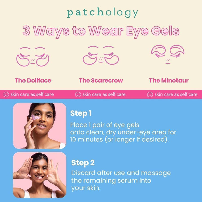 Patchology Eye Want Cake Parches Hidratantes y Suavizantes para Ojos Hinchados, Ojeras y Líneas Finas Pack de 5