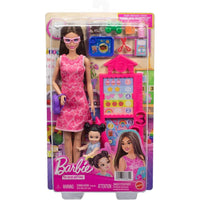 Set Barbie Careers Teacher con muñeca, tabla de lecciones, niña y accesorios para explorar roles educativos