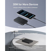 Batería magnética ultradelgada Anker MagGo Power Bank de 10,000 mAh, carga rápida 15W, cargador portátil para iPhone