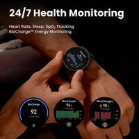 Amazfit Active Max Smartwatch con pantalla AMOLED, batería de larga duración, mapas offline, GPS, almacenamiento 4GB, 170+ modos deportivos, resistencia al agua