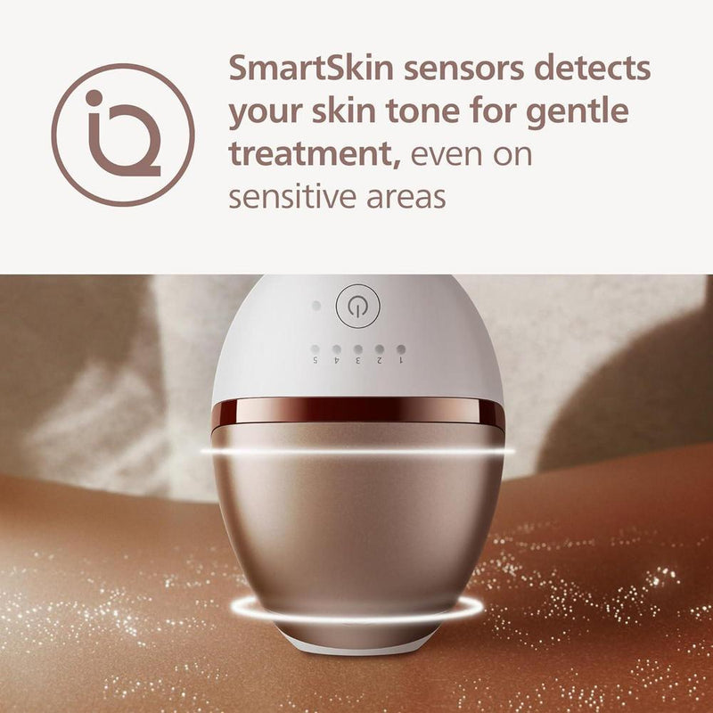 Philips Lumea 9000 Series - Dispositivo de depilación IPL para hombres y mujeres con tecnología SenseIQ, 4 accesorios