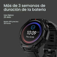Amazfit T-Rex 3 Pro - Reloj inteligente ultra resistente con pantalla de zafiro, GPS preciso y batería de 25 días