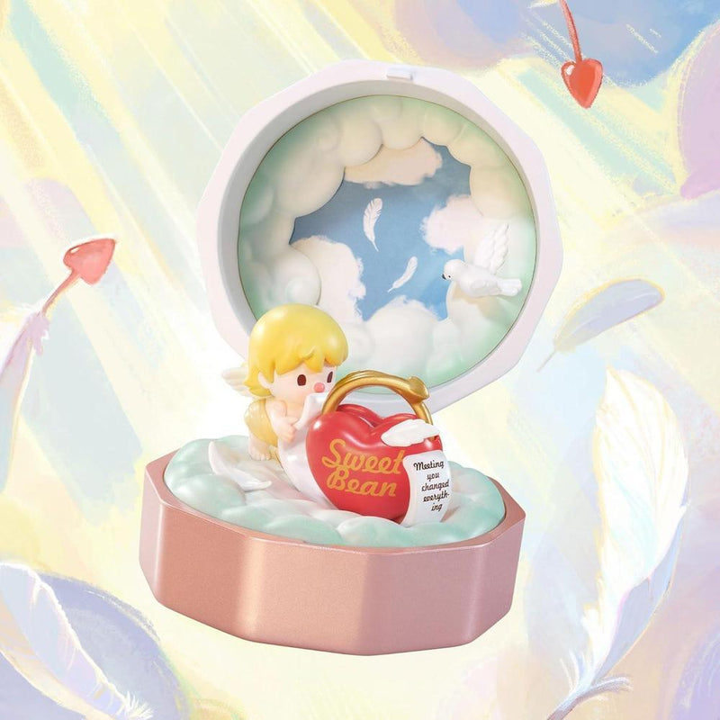 POP MART Caja romántica para anillos serie 4, escena de figuras ciegas, juguetes coleccionables, decoración, regalos para todos
