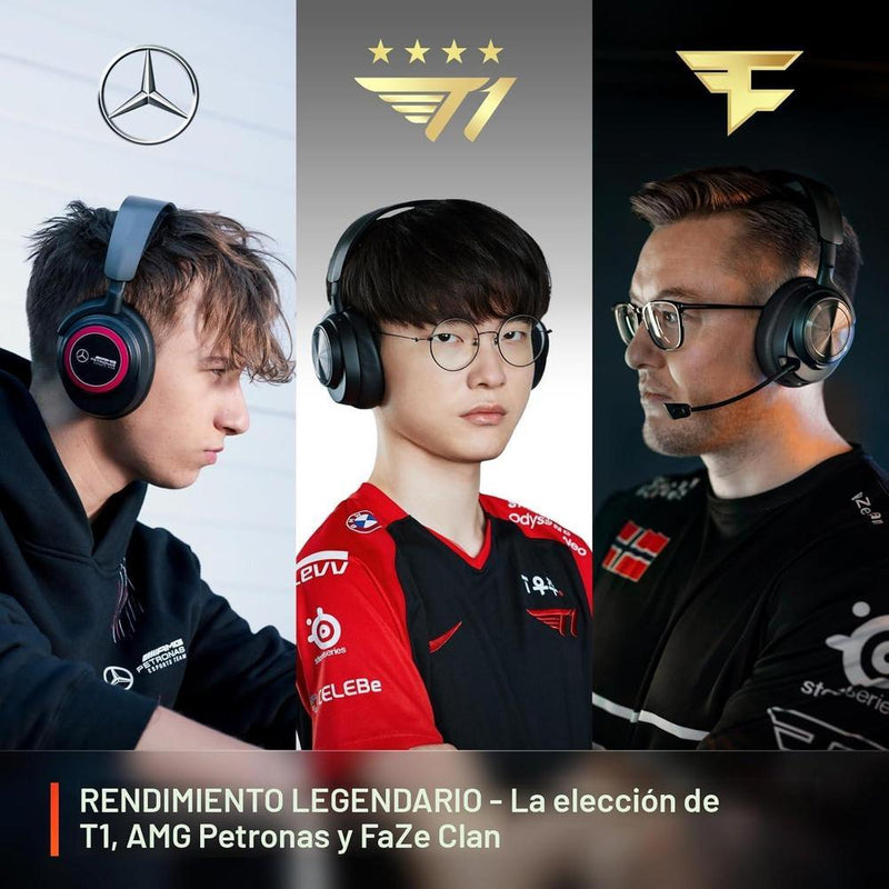 SteelSeries Arctis Nova Pro Wireless - Auriculares Gaming Multisistema de Alta Fidelidad con Cancelación de Ruido