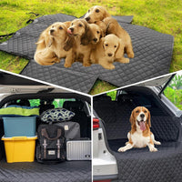 Funda impermeable y antideslizante para asiento de automóvil, adaptable a SUVs, sedanes y furgonetas, con protector de solapa