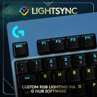 Teclado mecánico PRO para juegos Logitech G, diseño ultraportátil, teclas RGB LIGHTSYNC, edición de League of Legends