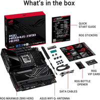 ASUS ROG Maximus Z890 Hero Placa base Intel Z890 LGA 1851, Intel avanzada lista para PC, 22+2+1+2 etapas, DDR5, WiFi 7, 3X PCIe 5.0 M.2