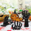 Decoraciones de Halloween, manos espeluznantes para decoraciones de pared góticas con velas, paquete de 3 piezas