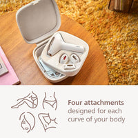 Philips Lumea 9000 Series - Dispositivo de depilación IPL para hombres y mujeres con tecnología SenseIQ, 4 accesorios