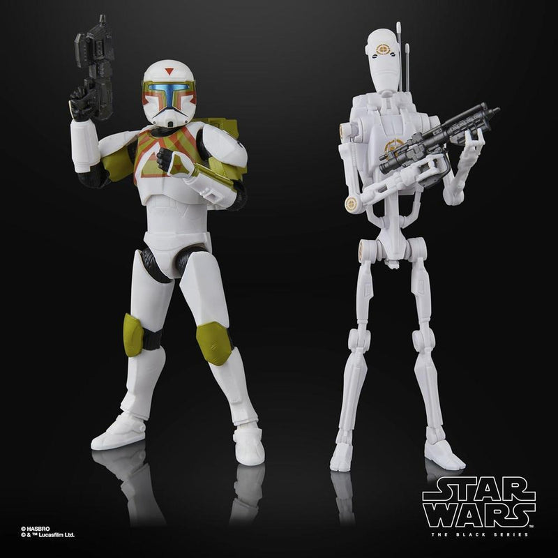 Star Wars Clone Commando Urban Fighter y B1 Battle Droid en Battlefront II, figuras de acción exclusivas con accesorios