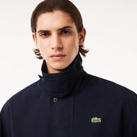Chaqueta Parka Ligera Lacoste para Hombre con Bolsillos y Cocodrilo Bordado en el Pecho
