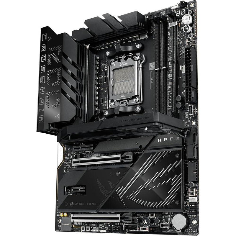 ASUS ROG Crosshair X870E APEX Motherboard con Advanced AI, DDR5, Wi-Fi 7, DIMM.2, PCIe 5.0 y USB4 para alto rendimiento